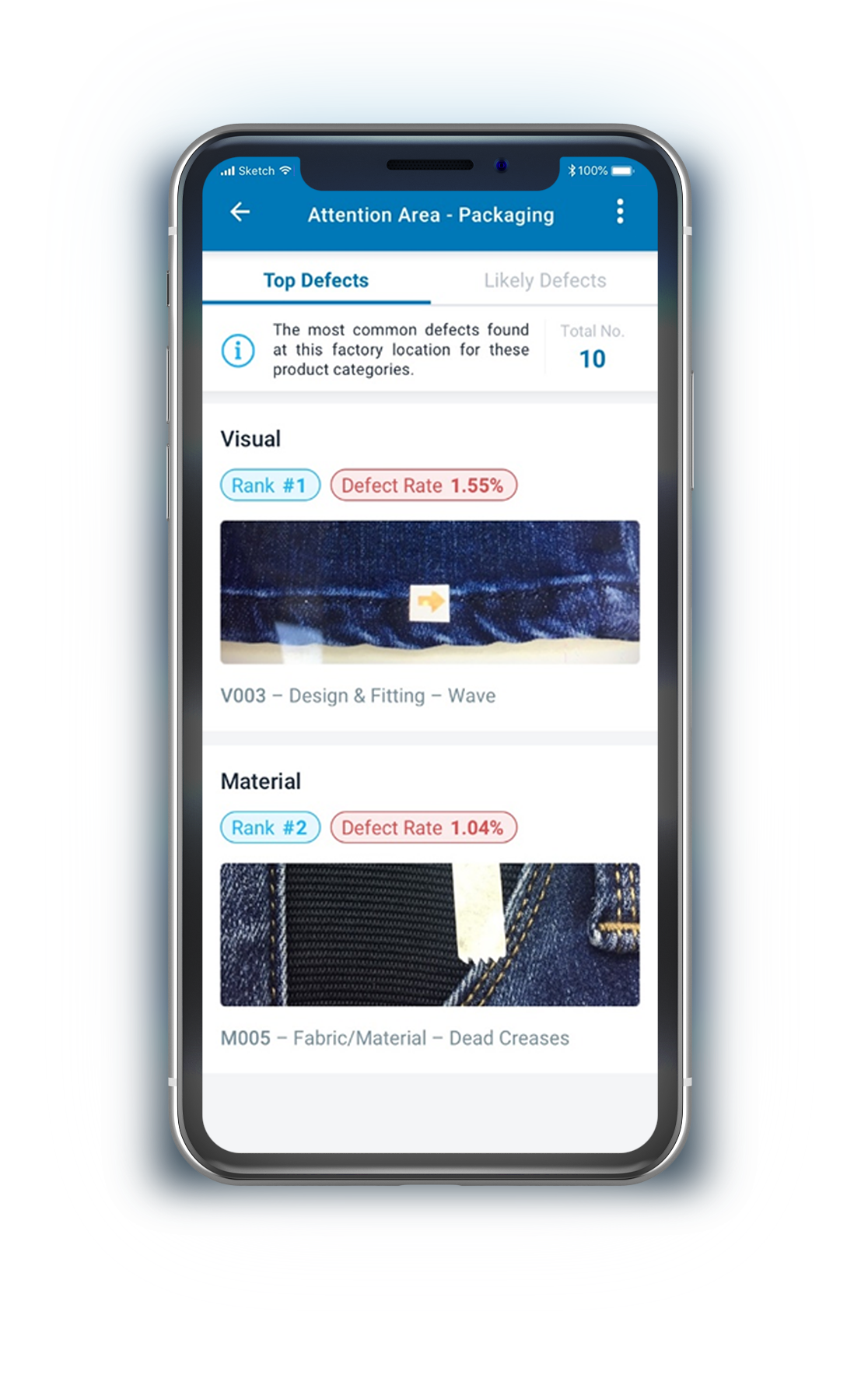 Inspectorio app Blog Post Defect Prediction